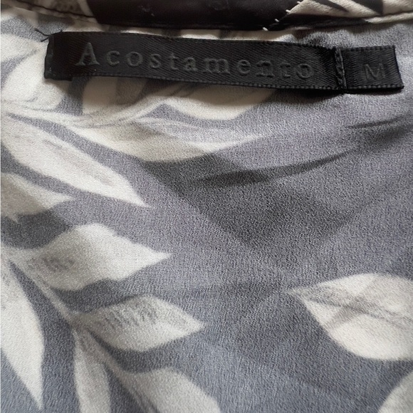 EUC Women's Acostamento Floral Polyester Blouse (E3) - Picture 5 of 8